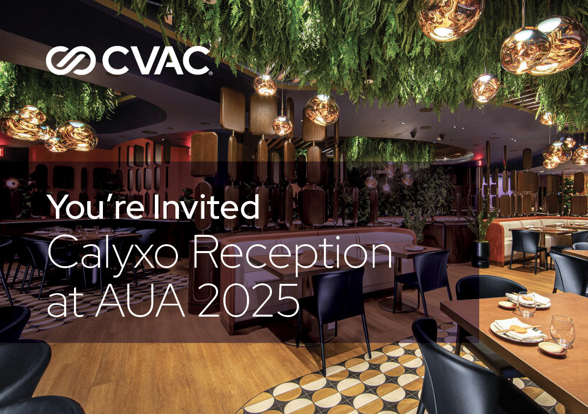 You're Invited - Calyxo Reception at AUA 2025